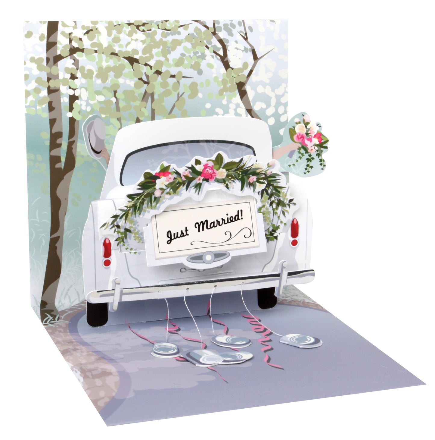 Wedding Car Pop-up Greeting Card (13238)