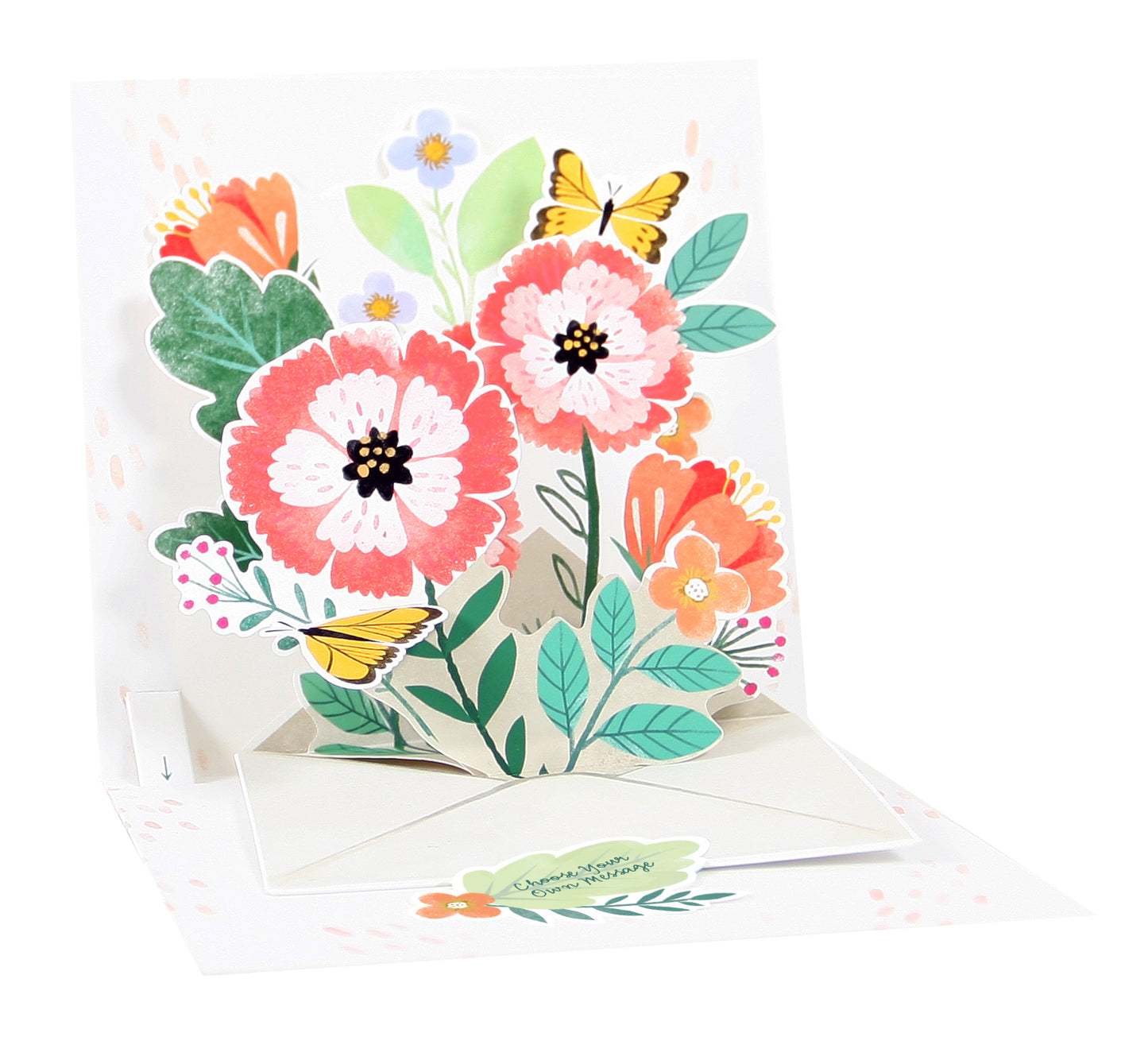 Floral Envelope Pop-up Greeting Card (13236)
