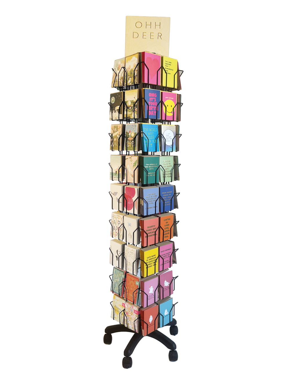 72 Pocket Greeting Card Spinner (POS02)