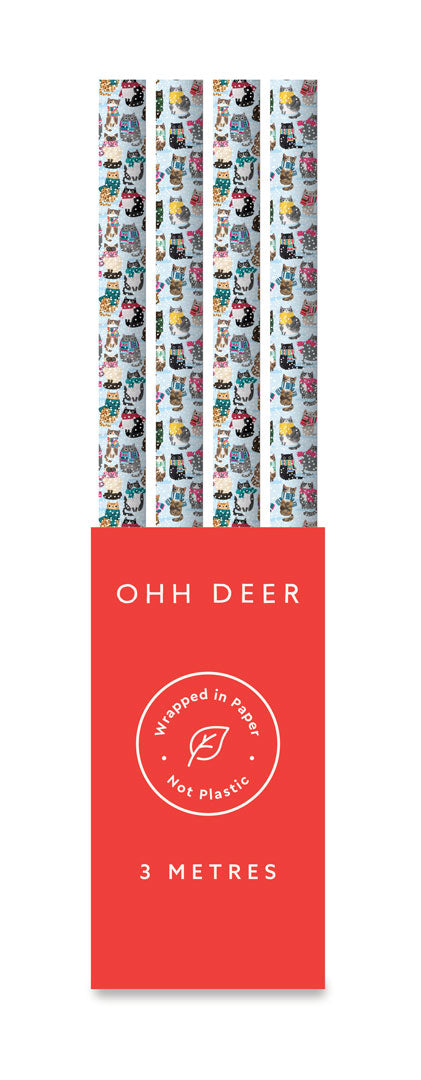 Cats in Scarves Roll Wrap (13529)
