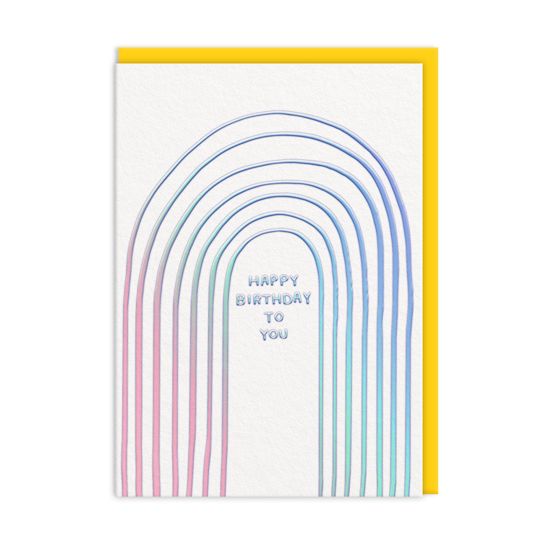 Holo Rainbow Greeting Card (11162)
