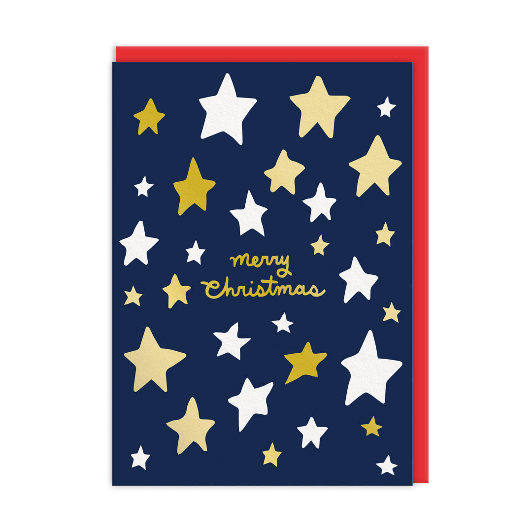 Merry Christmas Stars Card (12114)