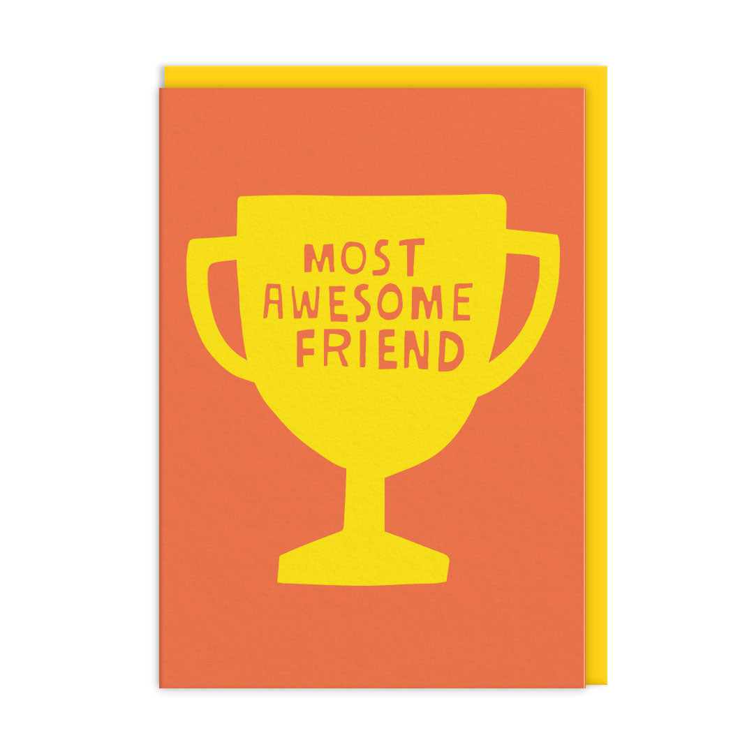 Most Awesome Friend Greeting Card (9263)