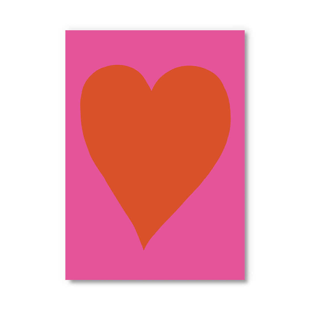 Neon Heart Postcard (12304)