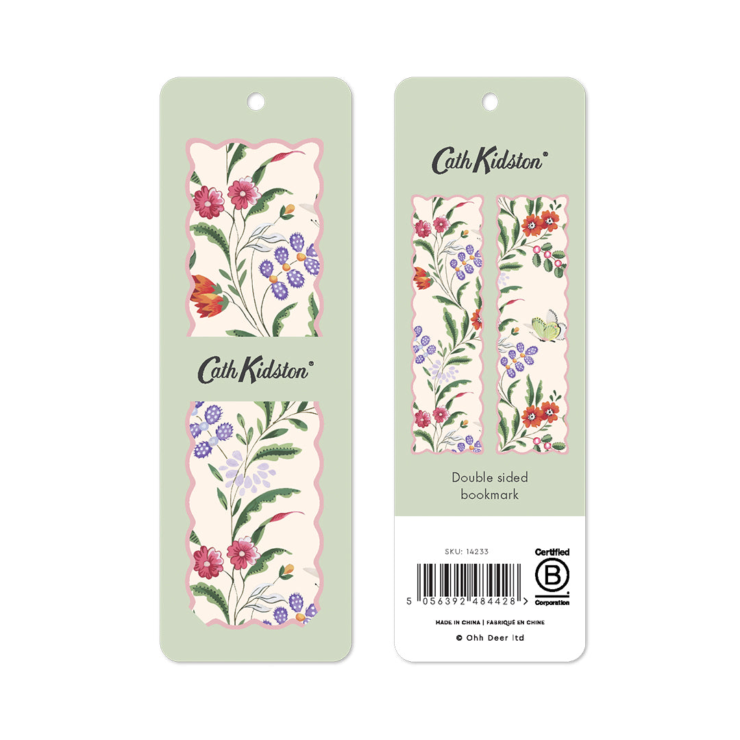 Cath Butterfly Floral Premium Bookmark (14233)
