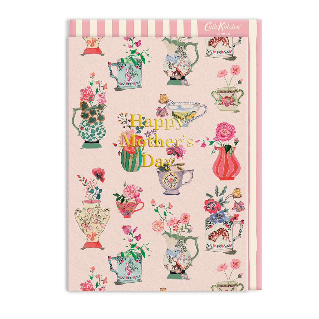 Vases Mother's Day Card (10786)