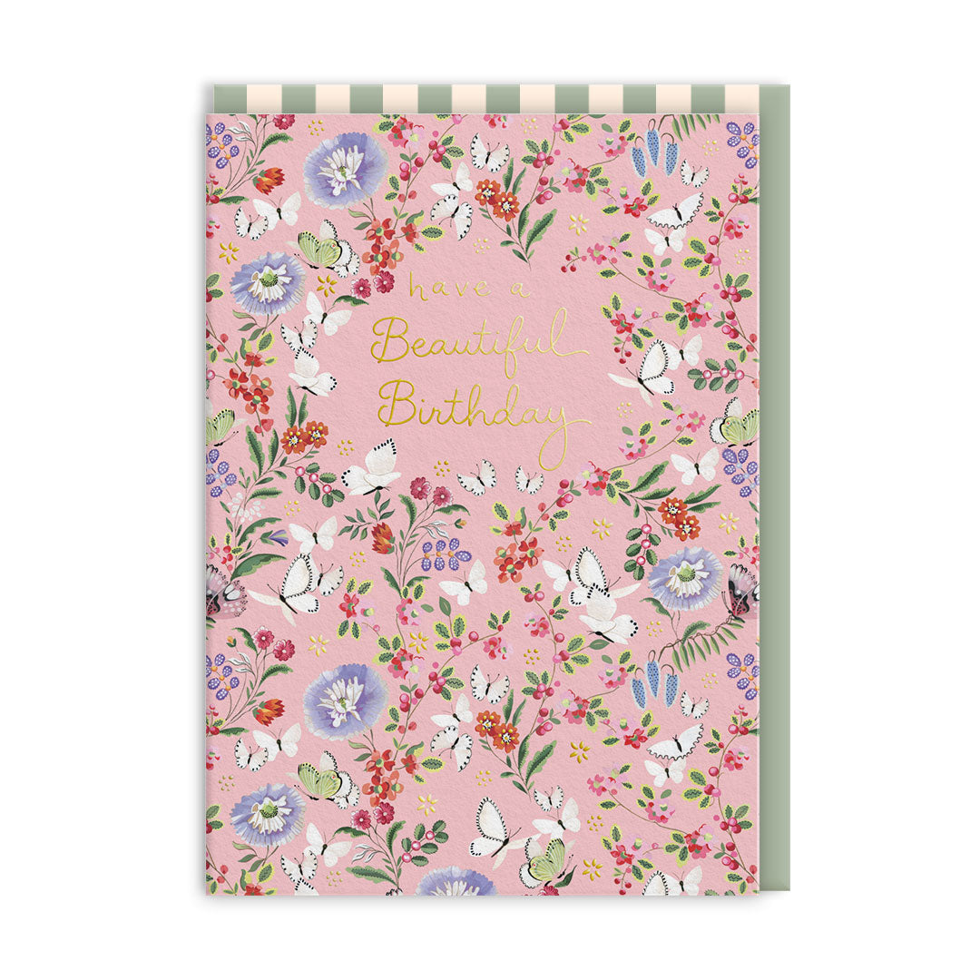 Butterfly Dance Beautiful Birthday Greeting Card (14399)