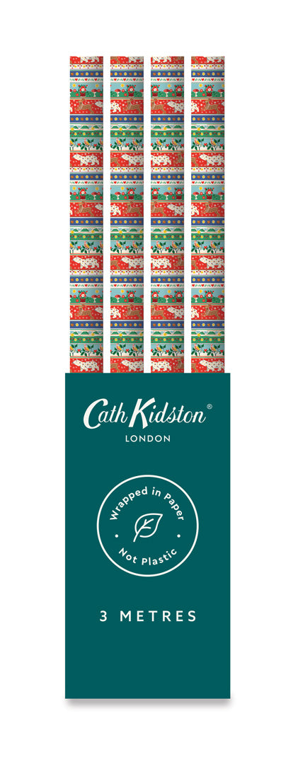Festive Animal Stripe Roll Wrap (13524)