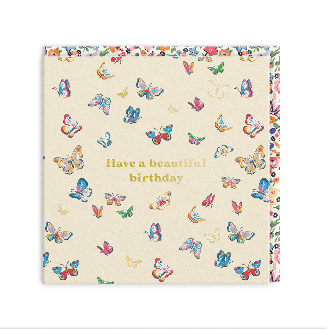 Butterflies Mini Square Greeting Card (14269)