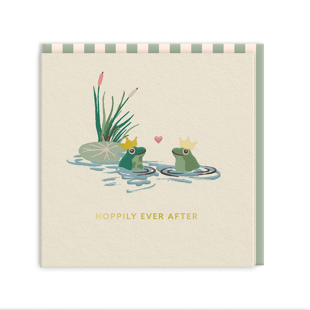 Wedding Congrats Mini Square Greeting Card (14298)
