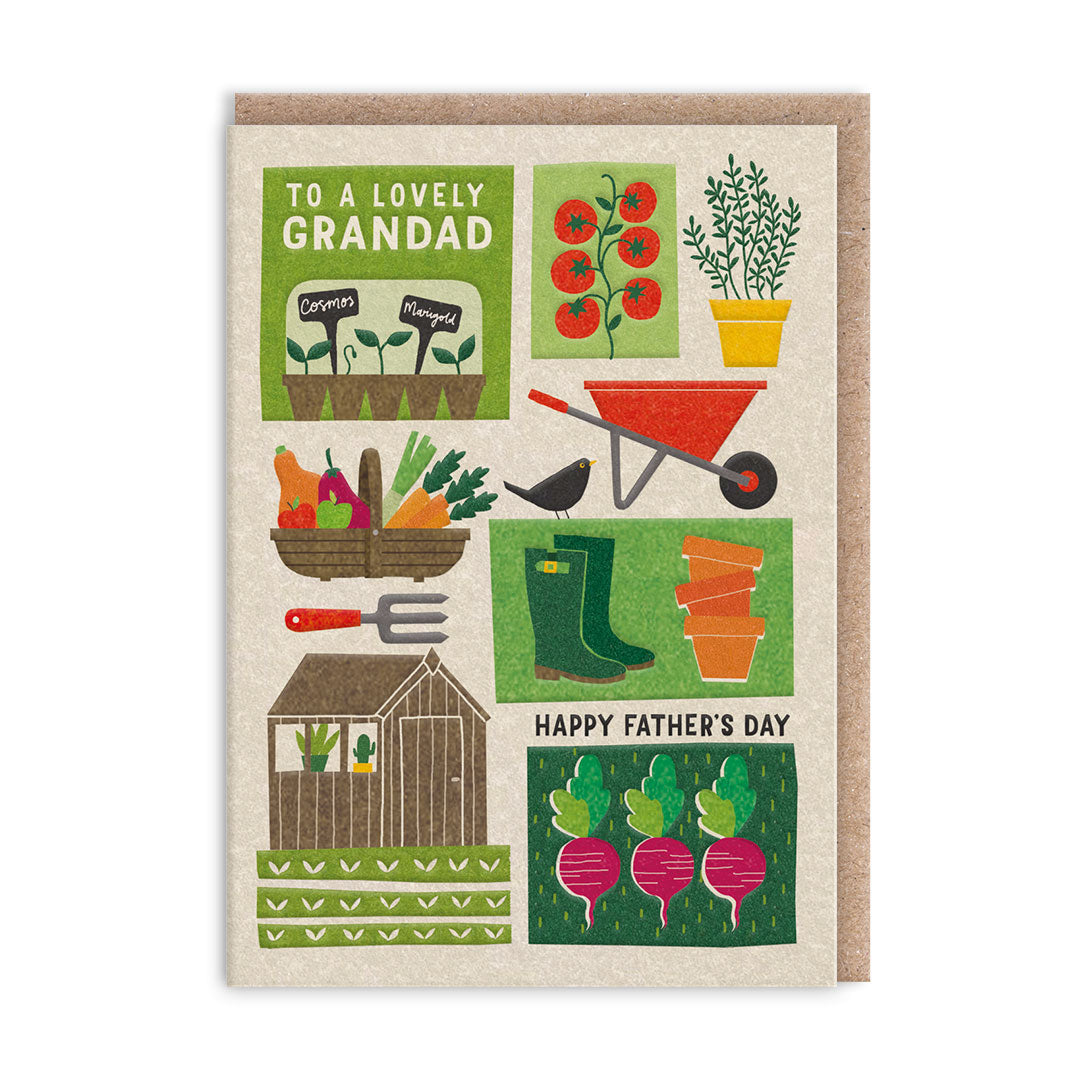 Grandad Father's Day Garden Greeting Card (14065)
