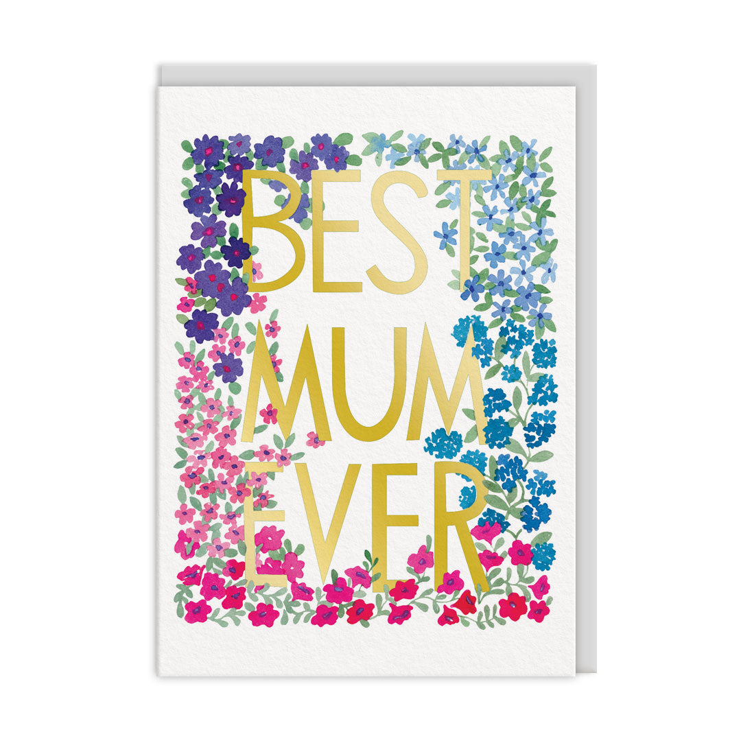 Best Mum Ever Greeting Card (12802)