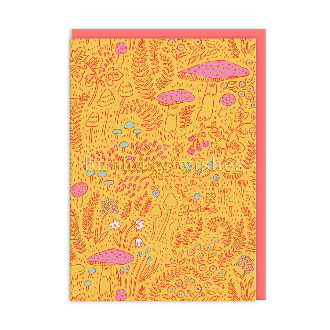 Birthday Mushrooms Greeting Card (13074)