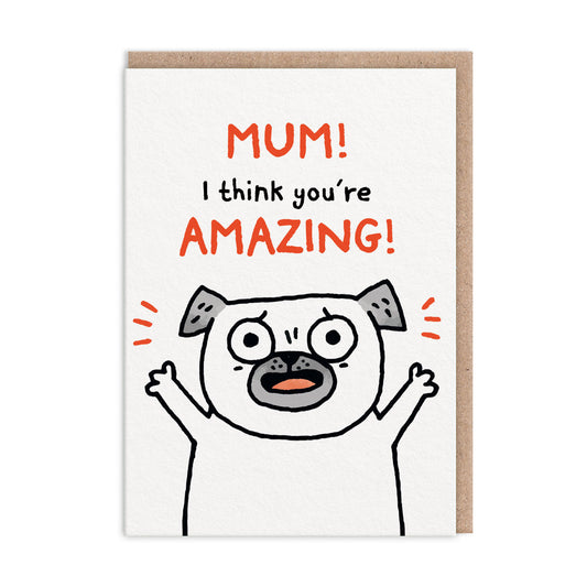 Mum, I Think You're Amazing! Greeting Card (10864)