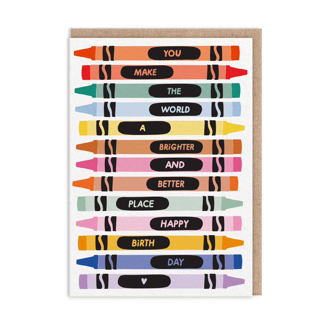 You Make The World A Better Place Greeting Card (11147)