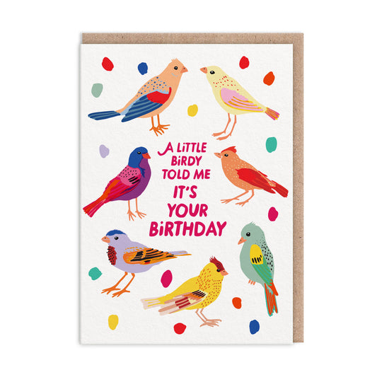 Birdies Happy Birthday Card (11157)