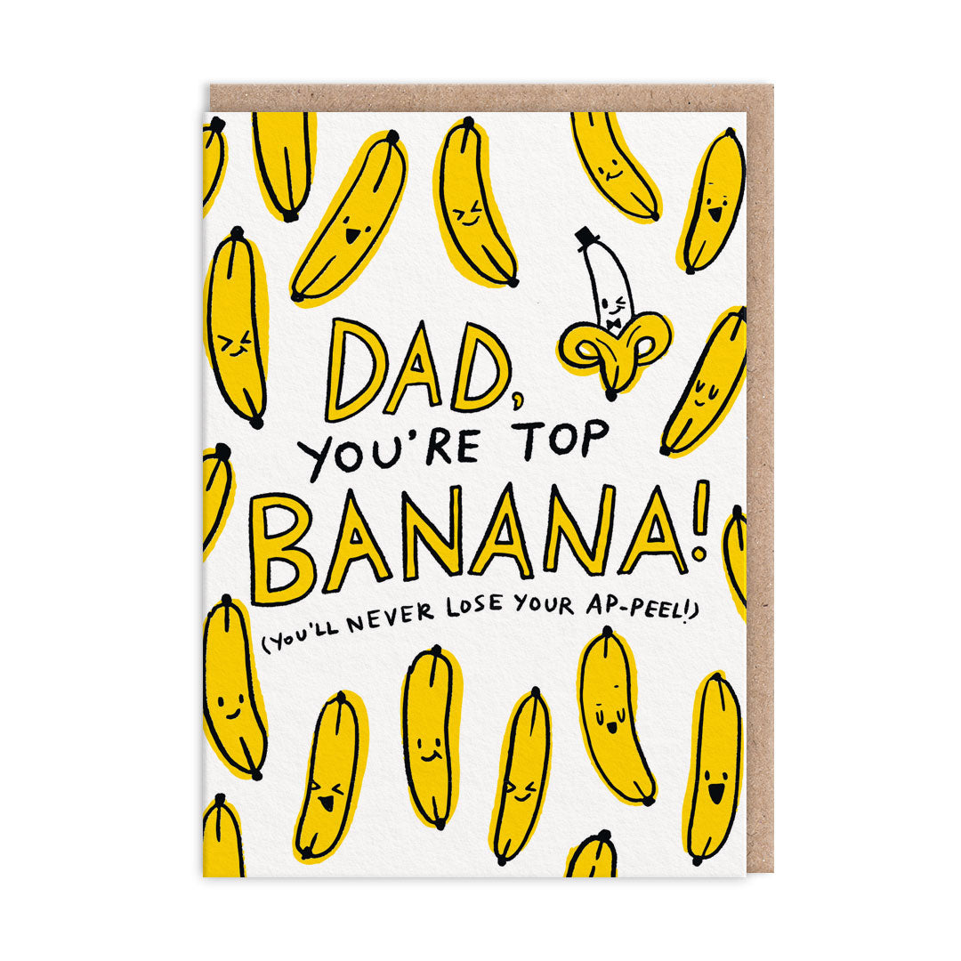 Dad Top Banana Father's Day Card (10807)