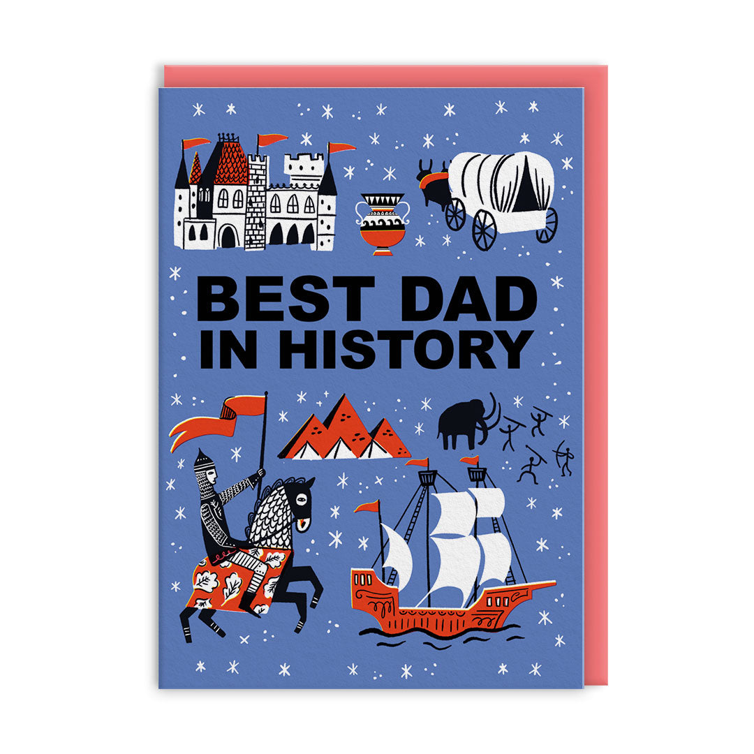 Best Dad in History Greeting Card (14071)