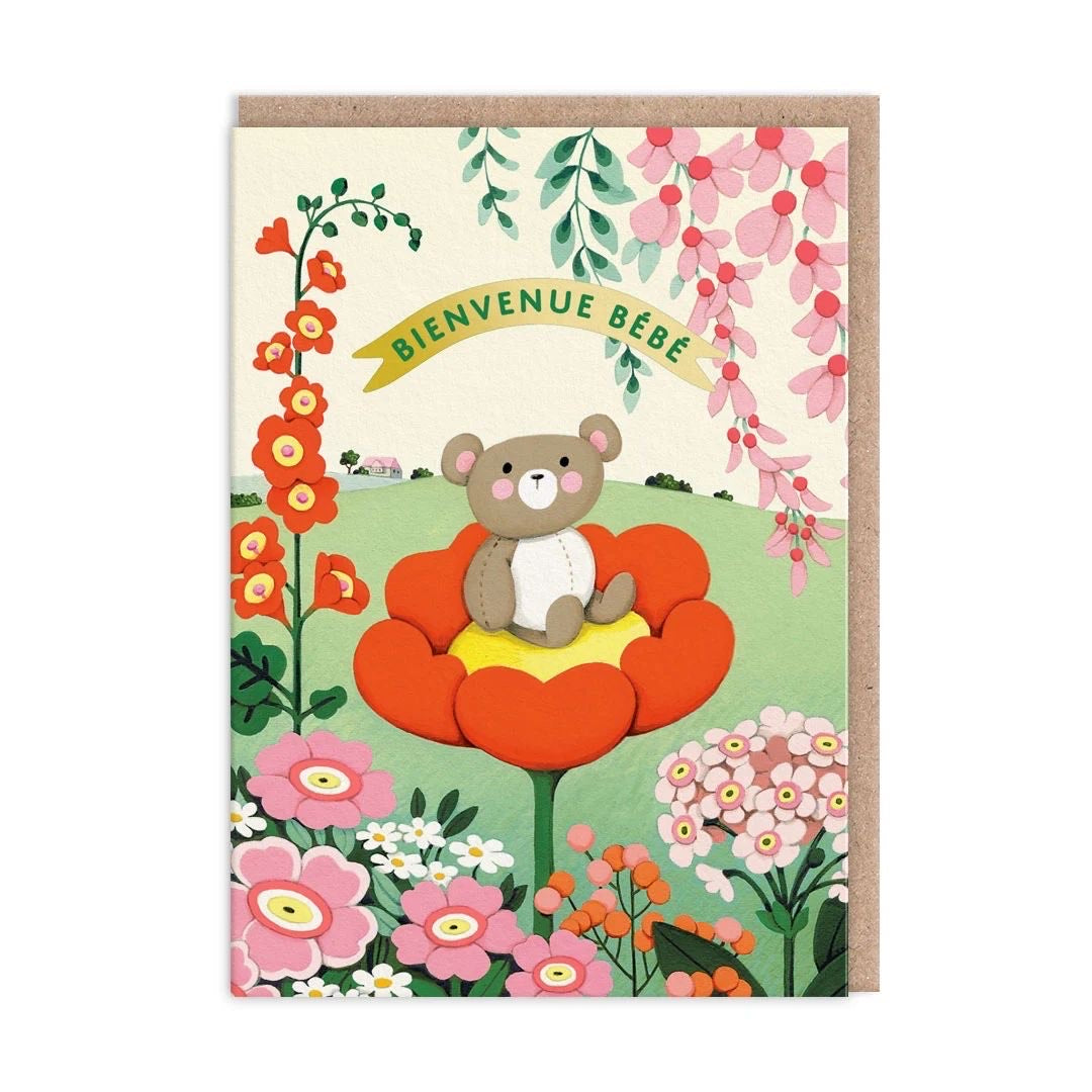 Bienvenue Bébé Welcome Baby Greeting Card (13592)