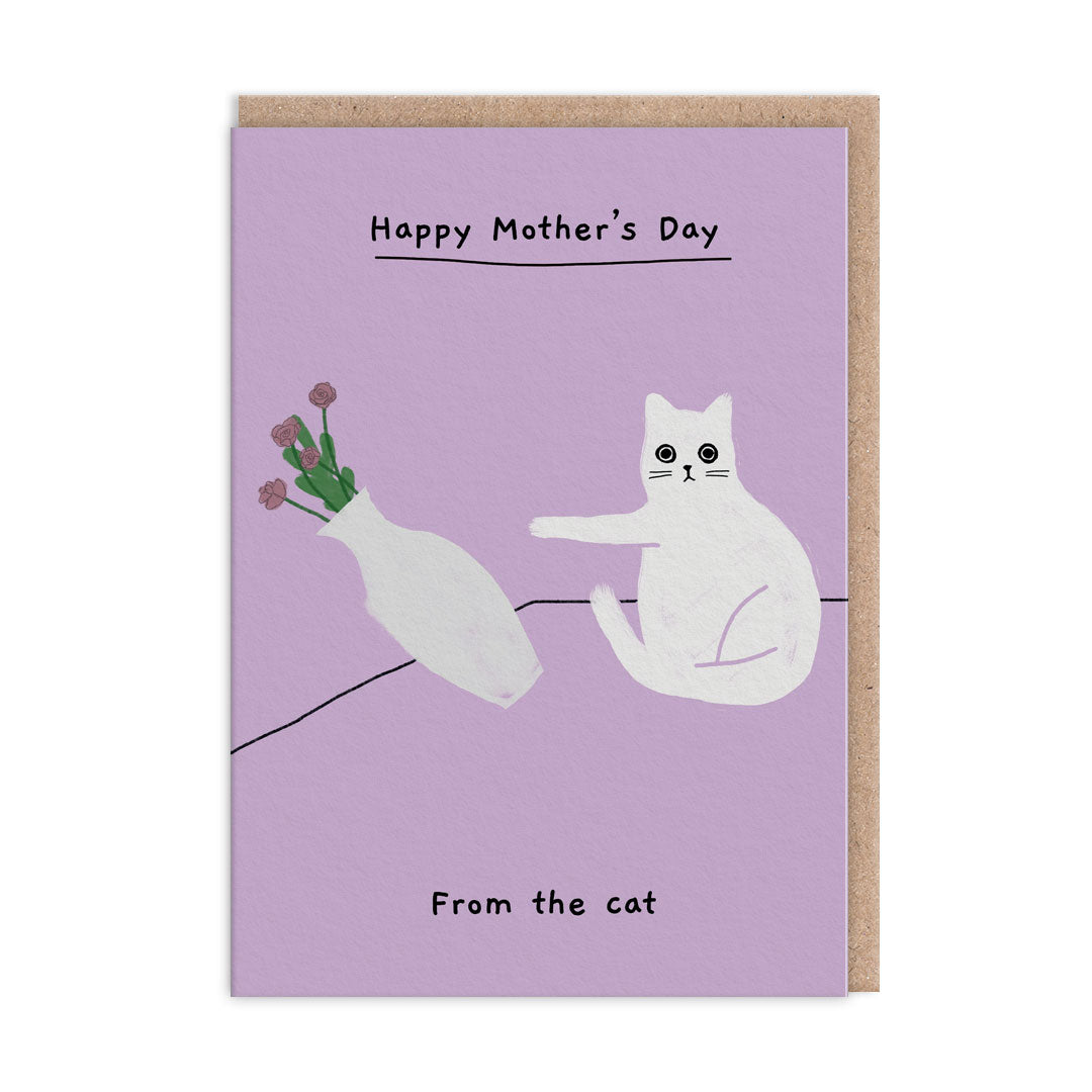 Happy Mother's Day From The Cat Greeting Card (10867)