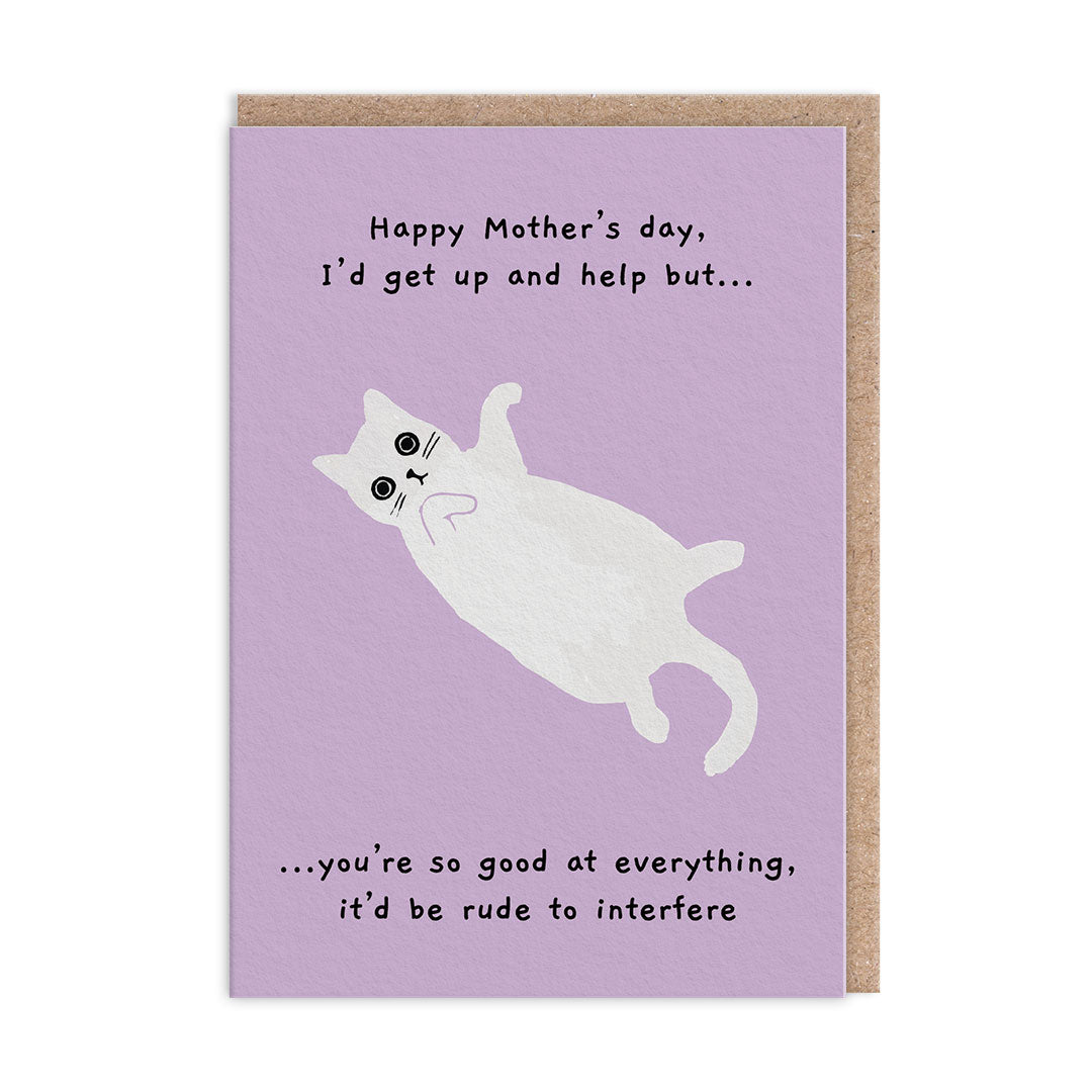 You May Serve Me Greeting Card (14046)
