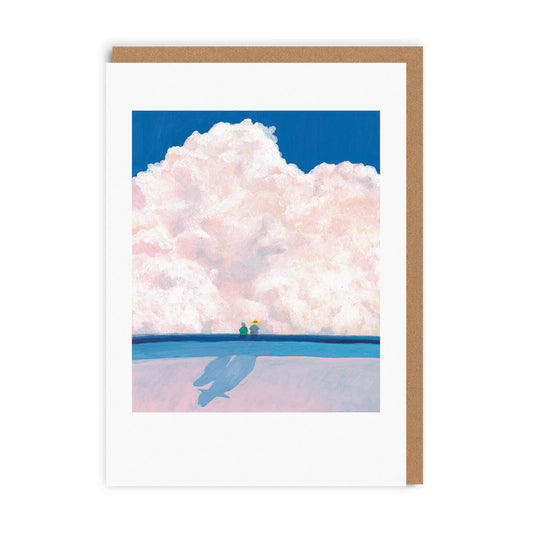 Blue Sky Landscape Greeting Card (7887)