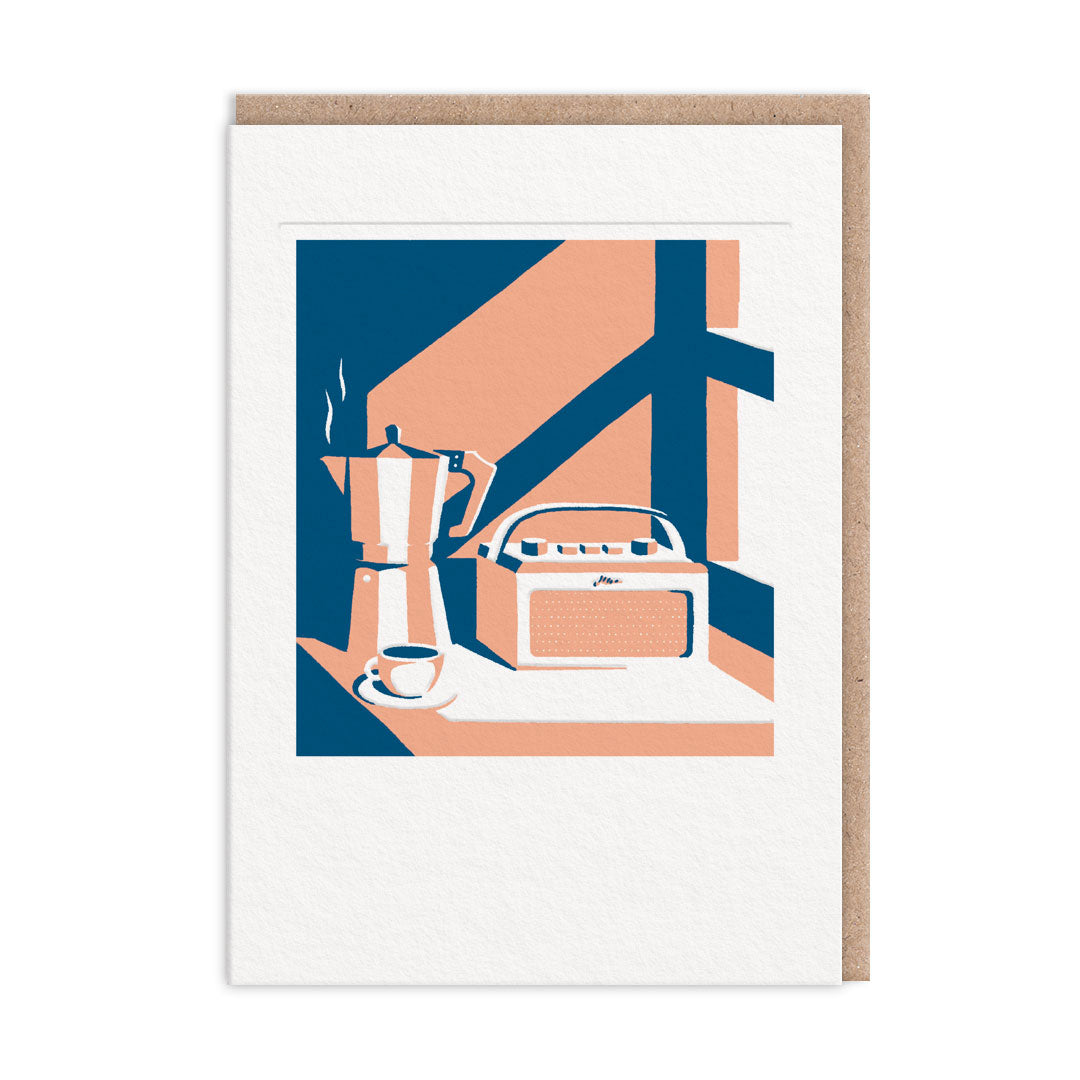 Coffee Greeting Card (7x5) (13863)