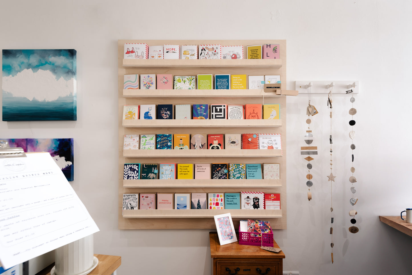 Bespoke Wooden Greeting Card Wall Panel (POS13)