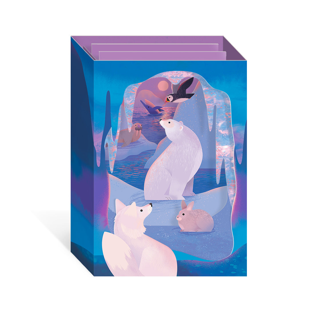 Arctic Creatures 3D Greeting Card (12098)
