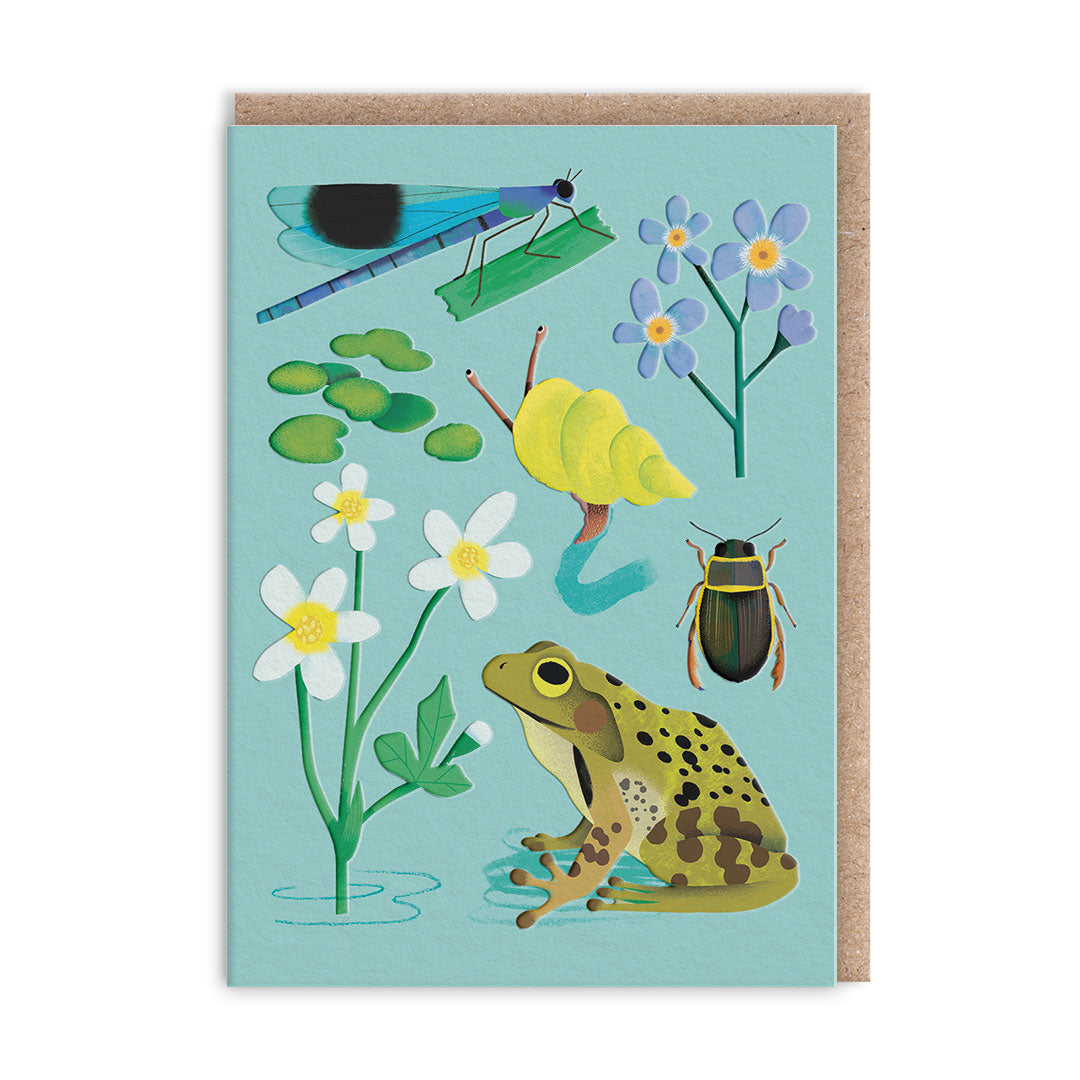 Pond Mini Greeting Card (14358)