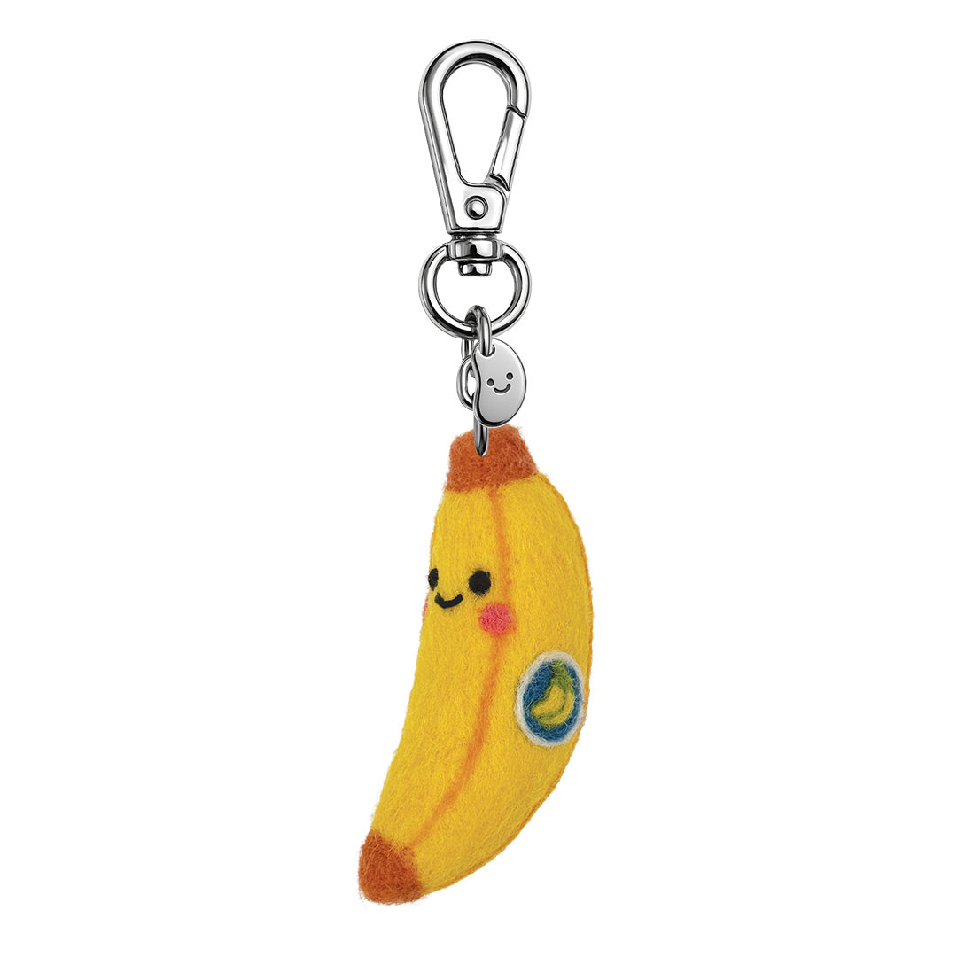 Billy The Banana Felt Keychain (14597)