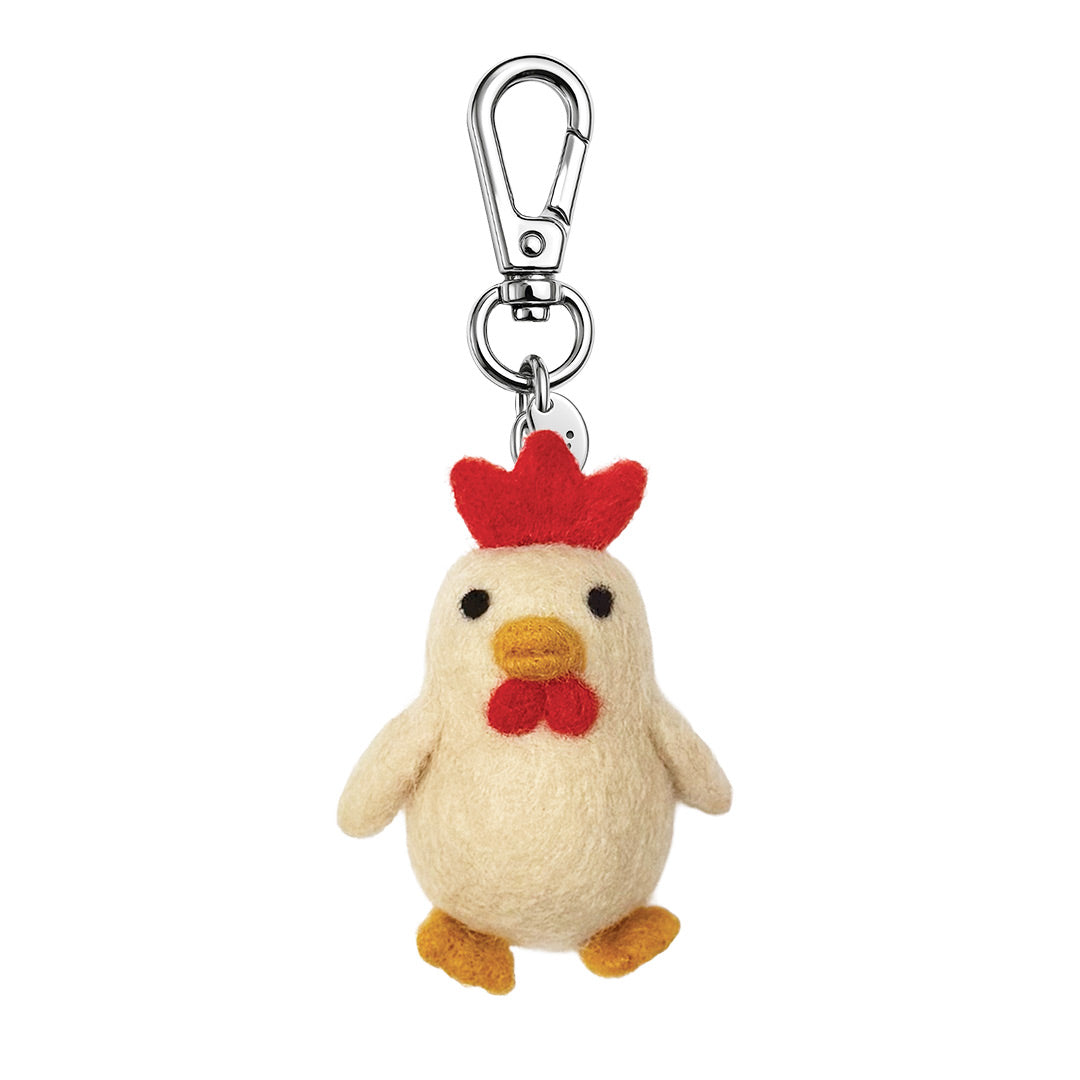 Ranger The Rooster Felt Keychain (14606)