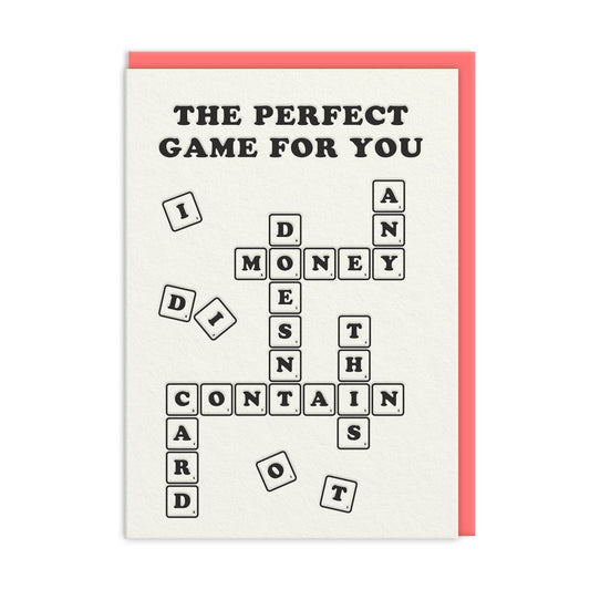 Scrabble Friend Greeting Card (10497)