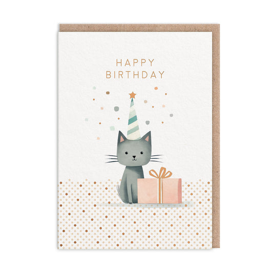 Cat Happy Birthday Card (11246)