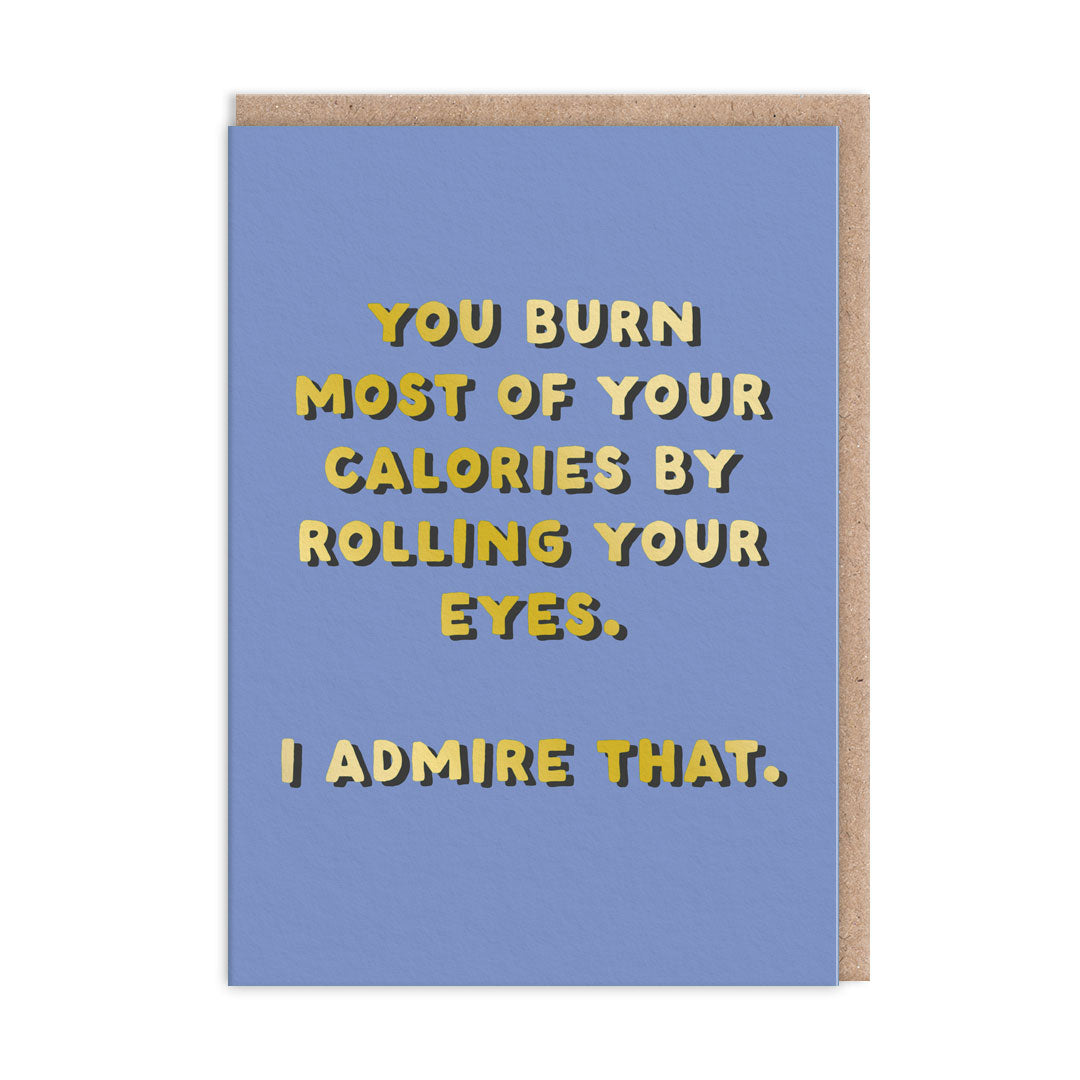 Rolling Your Eyes Greeting Card (11264)