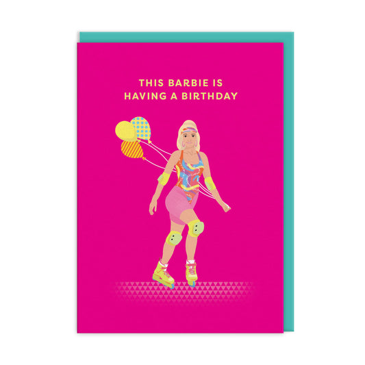 Margot Robbie Barbie Birthday Card (11538)
