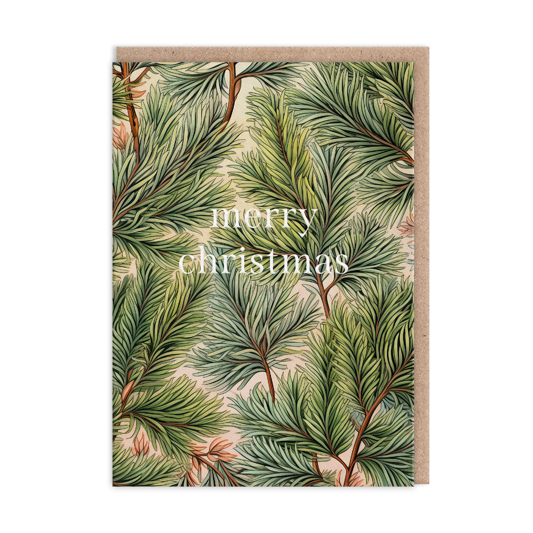 Christmas Tree Botanical x 3 Designs Packs of 9 Cards (11579)