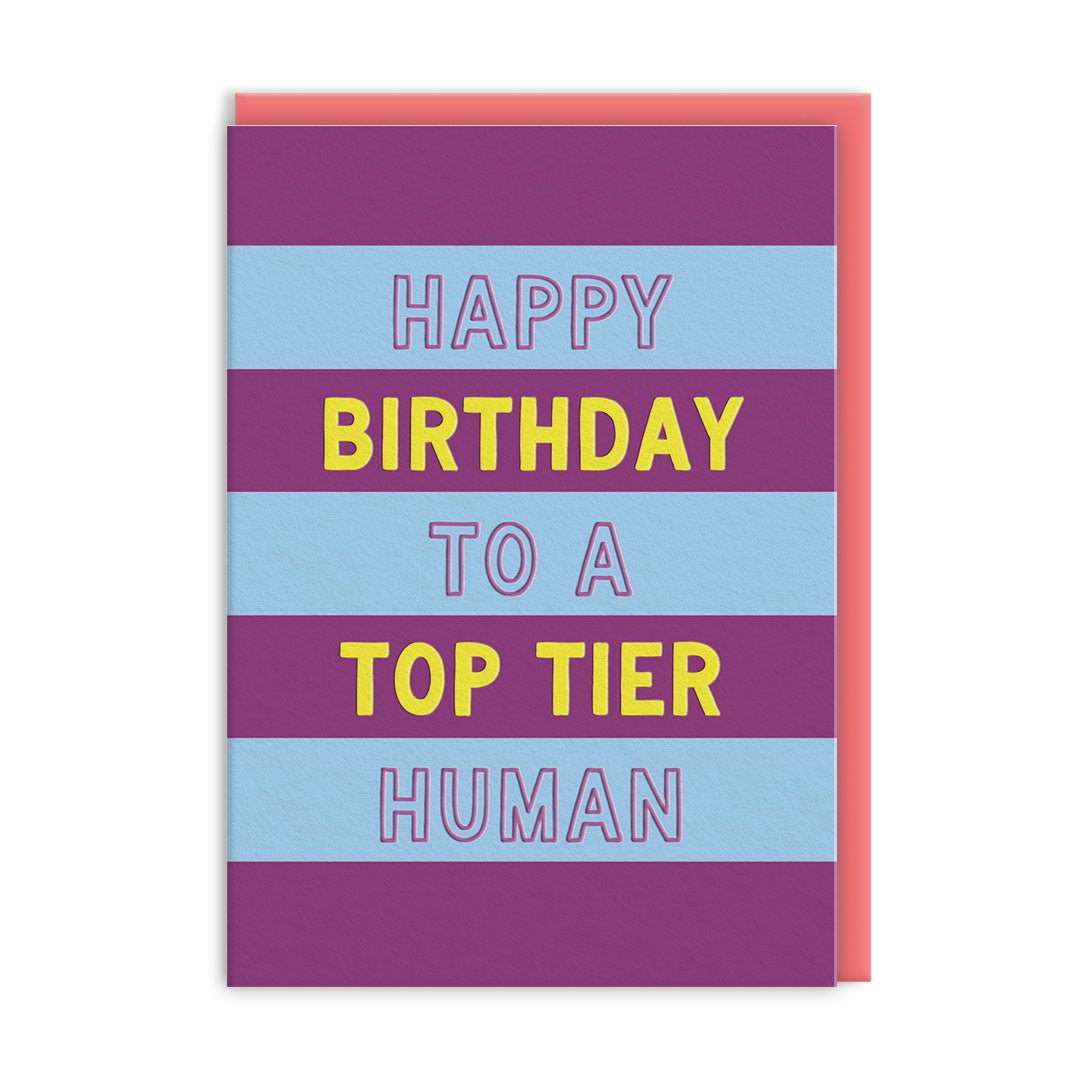 Top Tier Human Greeting Card (14454)