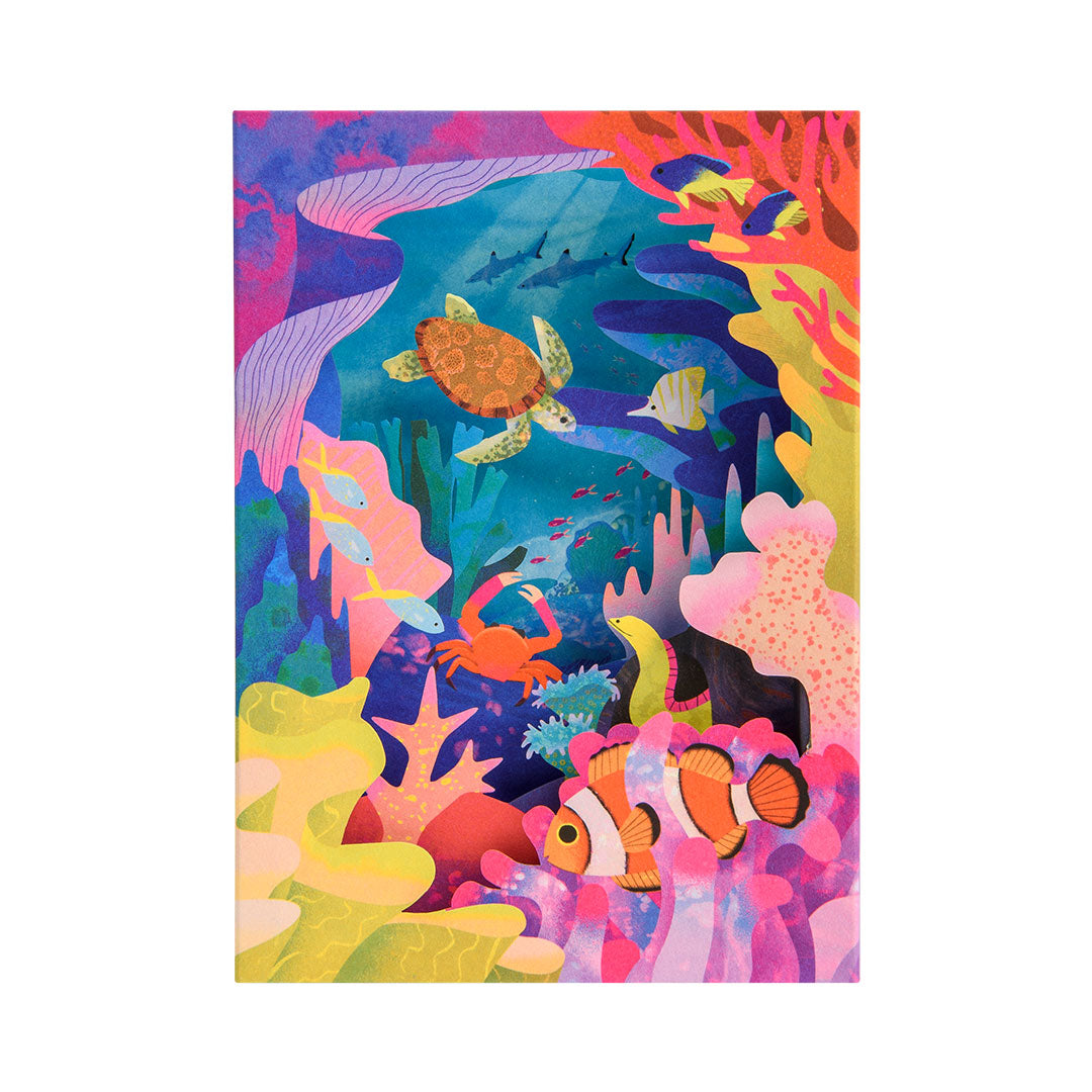 Great Barrier Reef Pop Up Greeting Card (12103)