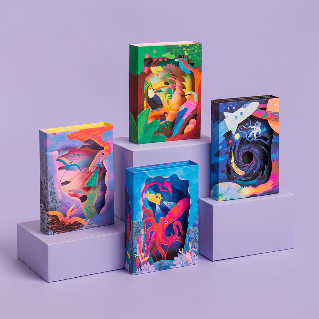 Flying Dinosaurs 3D Greeting Card (13675)