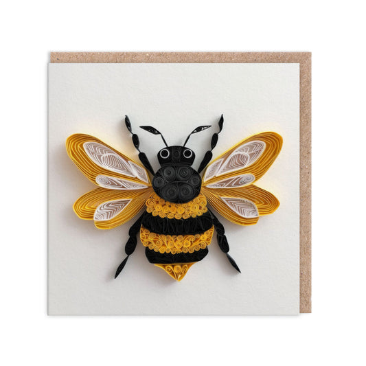 Paper Bee Greeting Card (11677)
