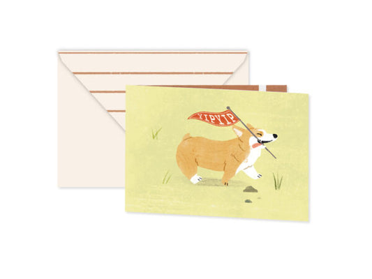 Dog Race Sliding Greeting Card (10621)