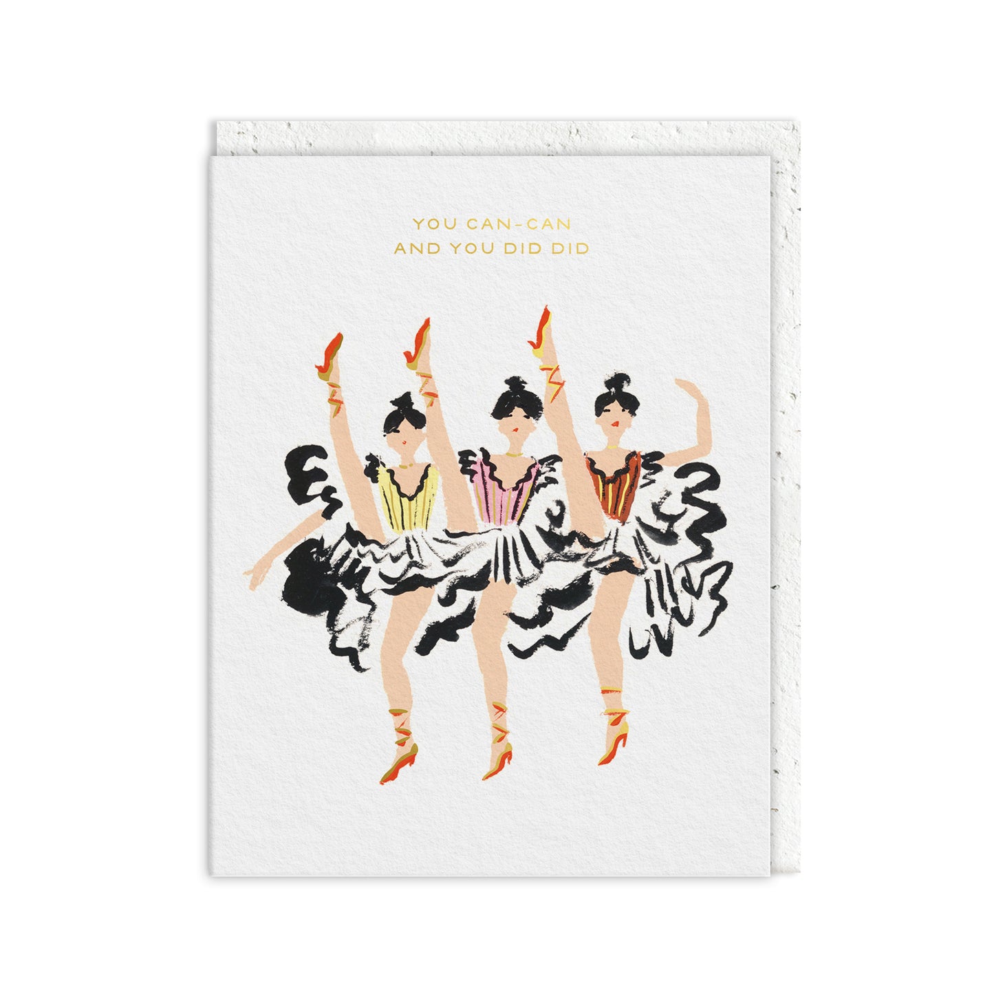 Can Can Can Greeting Card (12852)