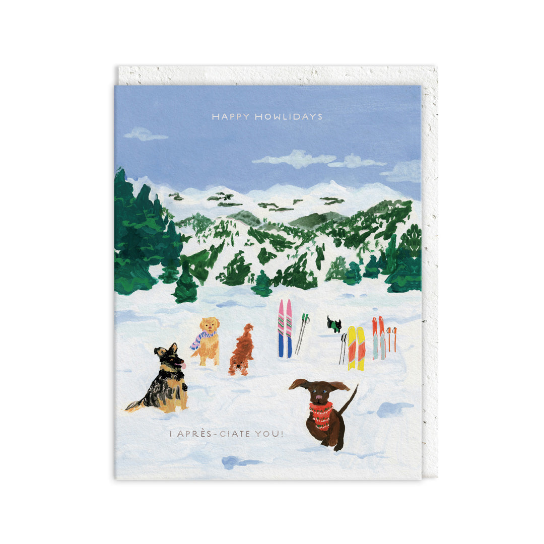 Happy Howlidays Greeting Card (13565)