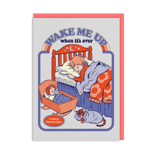 Wake Me Up Greeting Card (11142)