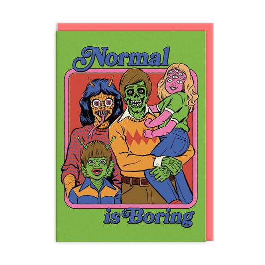 Normal Is Boring Greeting Card (11144)