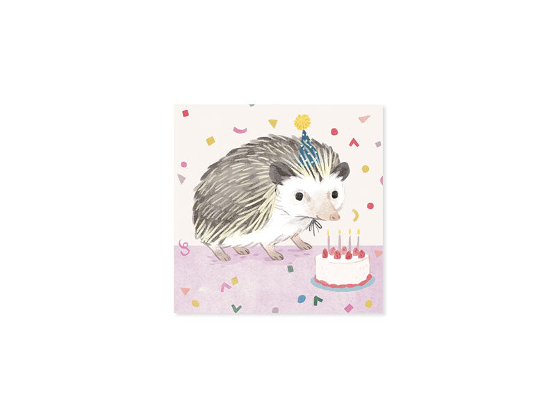 Hedgehog Layered Birthday Card (10646)