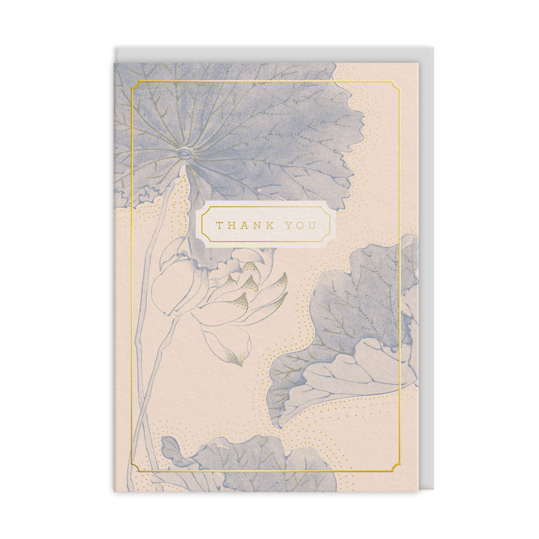 Thank You Water Liliies Greeting Card (13751)