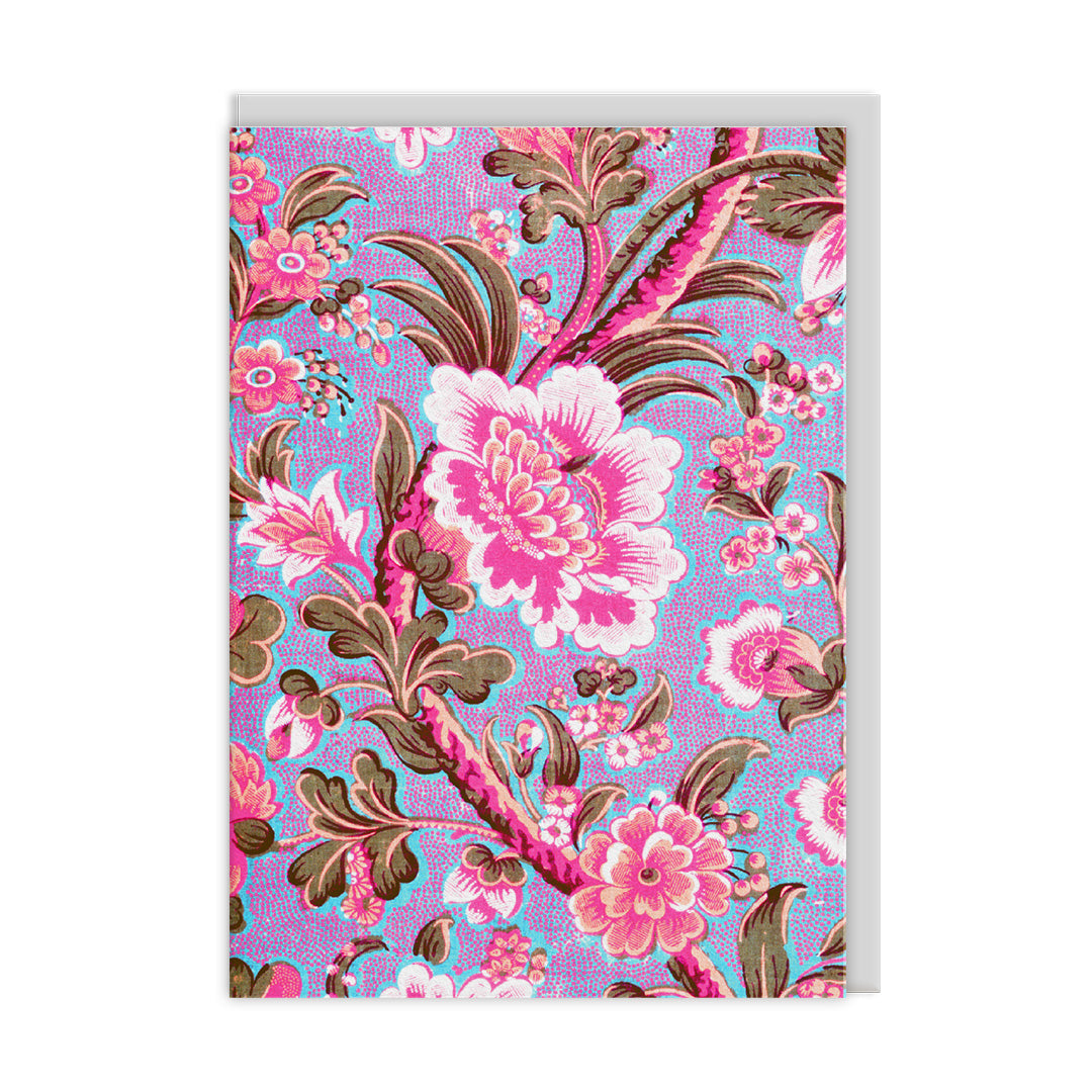 Neon Floral Greeting Card (13760)
