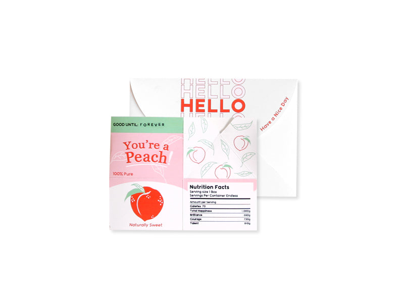 Juice Box 3D Layer Greeting Card (9403)